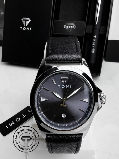 TOMI T-041 Business Watch with Pen Gift Set | The Tomi Watches