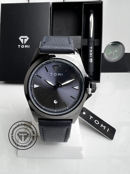TOMI T-041 Business Watch with Pen Gift Set | The Tomi Watches