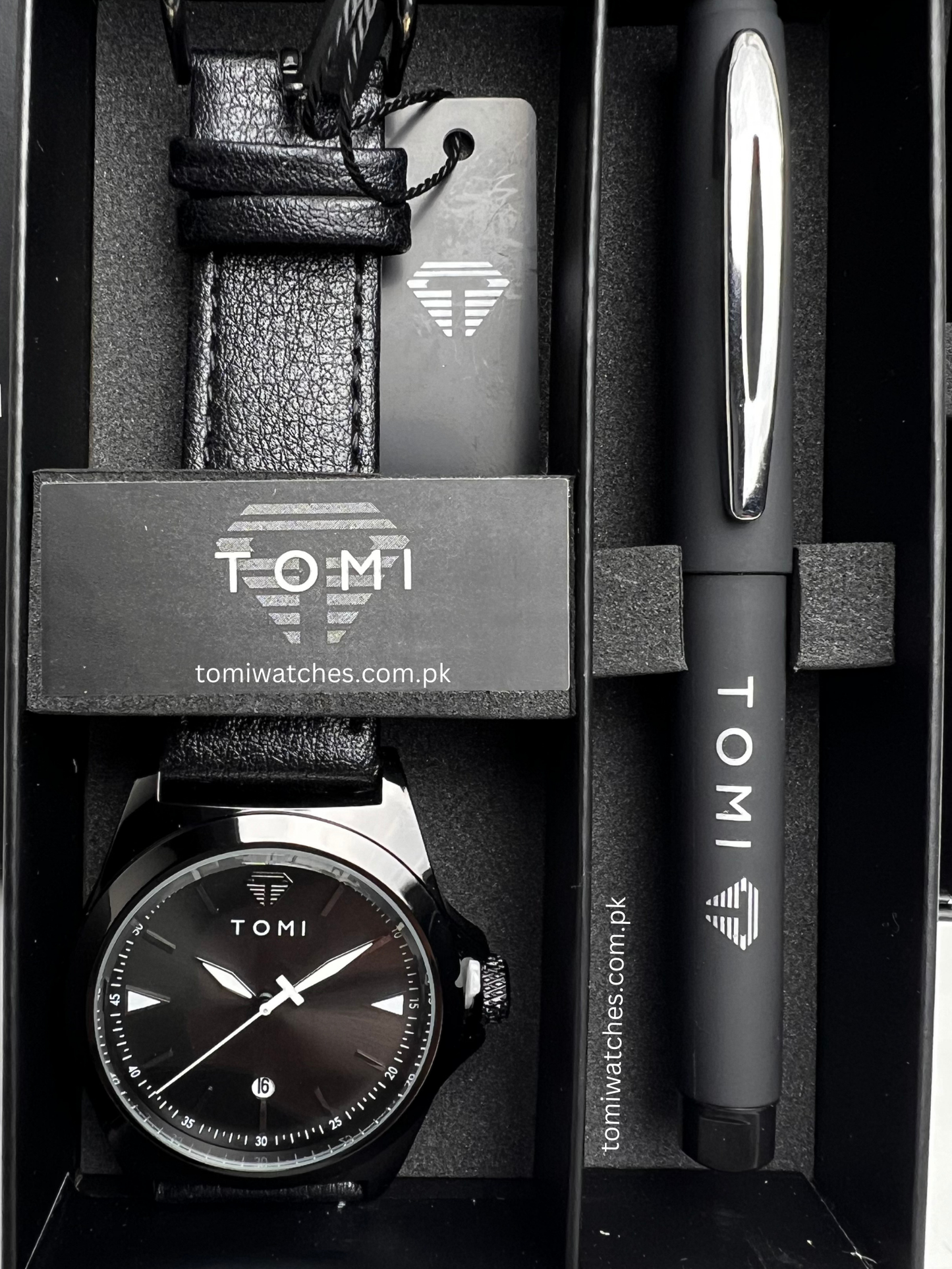 TOMI T-041 Business Watch with Pen Gift Set | The Tomi Watches